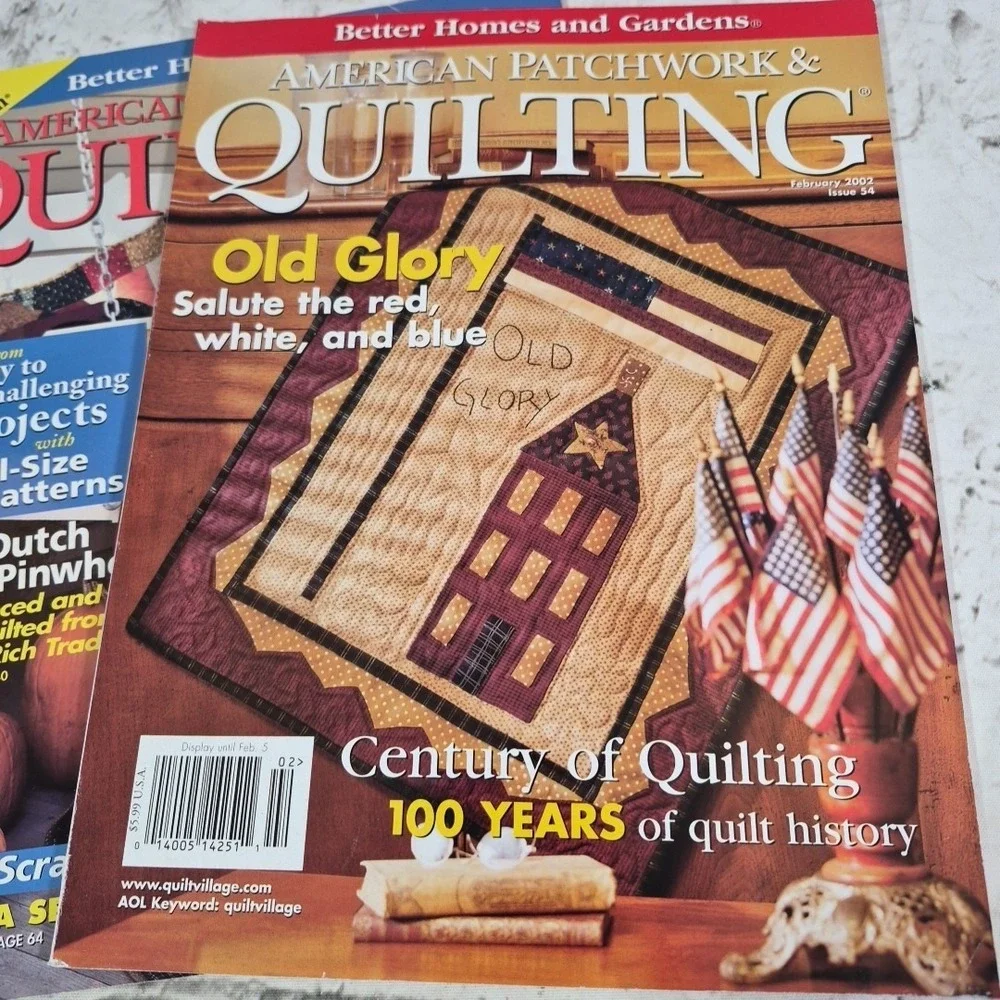 Vintage Quilting‎ Magazines Pattern Booklets Lot Of 7 American Patchwork...